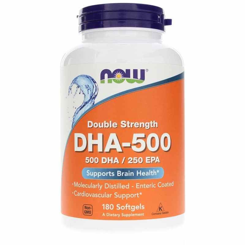 DHA-500 Double Strength, NOW Foods